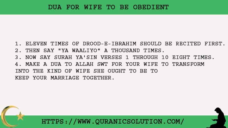 4 Quick Dua For Wife To Be Obedient