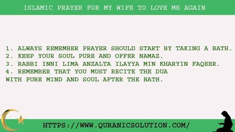 4 Powerful Islamic Prayer For My Wife To Love Me Again